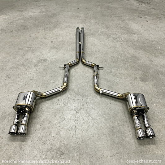 Porsche Panamera 4.8L Valved Sport Exhaust System