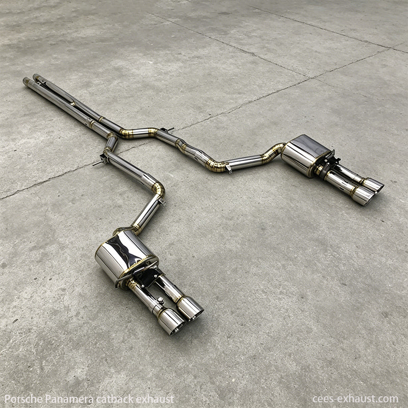 Porsche Panamera 4.8L Valved Sport Exhaust System