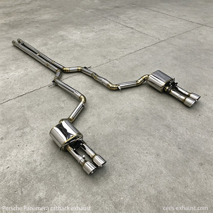 Porsche Panamera 4.8L Valved Sport Exhaust System