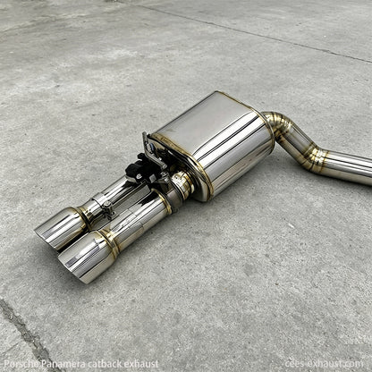 Porsche Panamera 4.8L Valved Sport Exhaust System