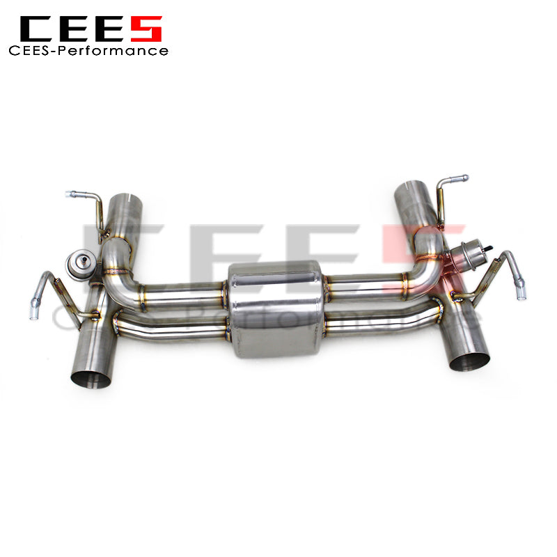 CEES Catback Exhaust for Ferrari488 2015-2019 Performance Exhaust Pipe Muffler Titanium Alloy Valve Escape Car Exhaust System