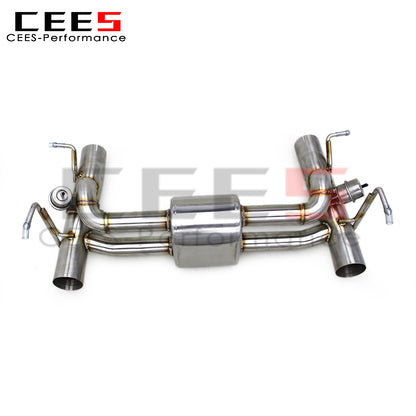CEES Catback Exhaust for Ferrari488 2015-2019 Performance Exhaust Pipe Muffler Titanium Alloy Valve Escape Car Exhaust System