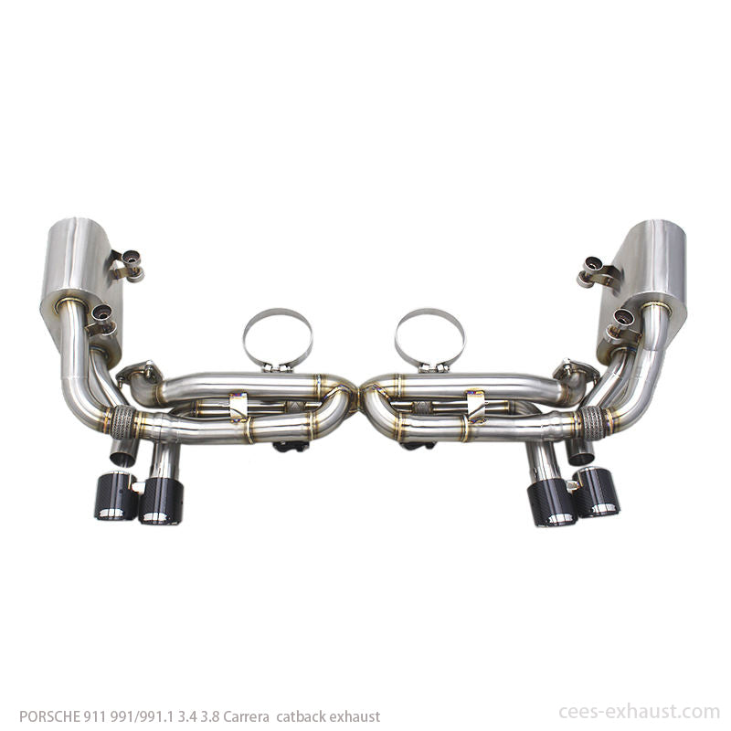 cees for Porsche 911 991.1/991.2 3.4L/3.8L 2011-2015 Valved Sport Exhaust system