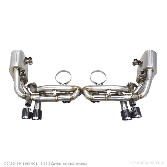 cees for Porsche 911 991.1/991.2 3.4L/3.8L 2011-2015 Valved Sport Exhaust system