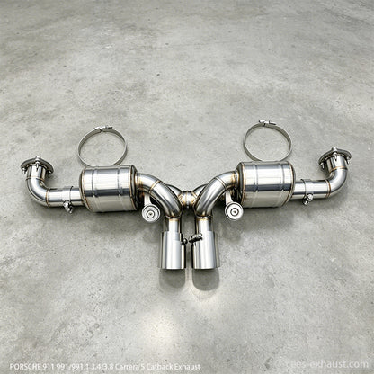 991.1 gt3 exhaust