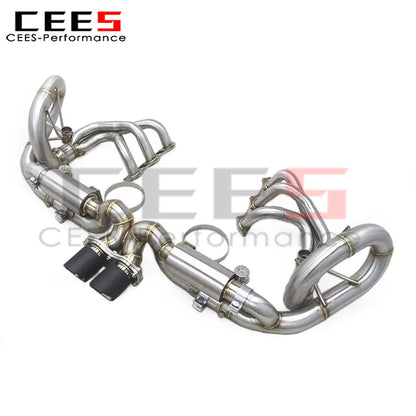 CEES For Porsche 911 991/991.1 GT3 4.0L 2015-2018 Valved Sport Exhaust System