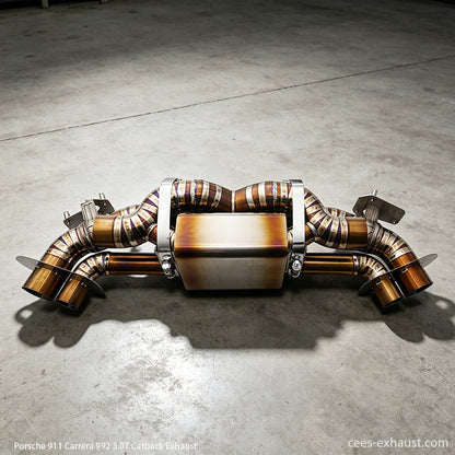 Porsche 911 992 Carrera 3.0T Valved Sport Exhaust System