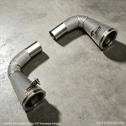 Porsche 992 Carrera / Turbo Downpipe Exhaust System
