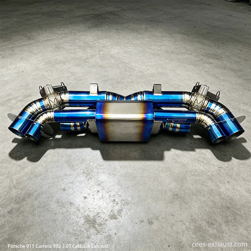 Porsche 911 992 Carrera 3.0T Valved Sport Exhaust System