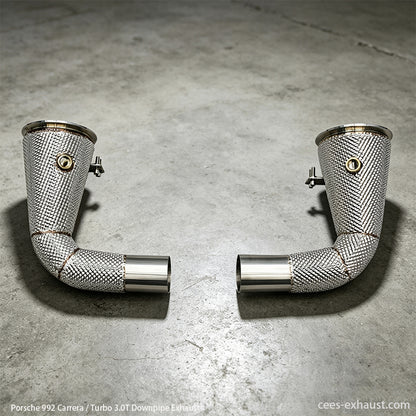 Porsche 992 Carrera / Turbo Downpipe Exhaust System