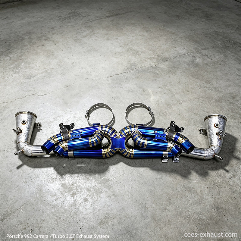 Porsche 992 992.1 992.2 Carrera / Turbo Valved Sport Exhaust System（No Muffer）