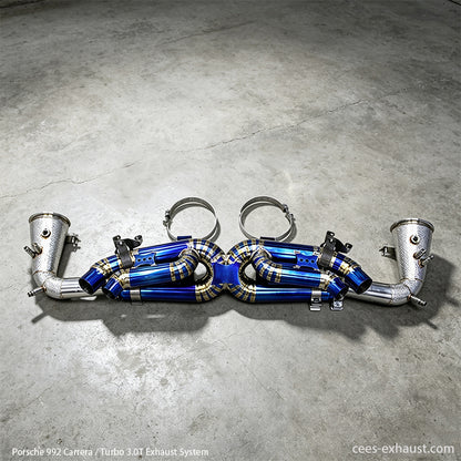 Porsche 992 992.1 992.2 Carrera / Turbo Valved Sport Exhaust System（No Muffer）