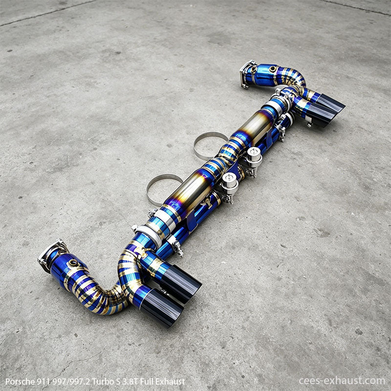 Porsche 911 997/997.2 Turbo S 3.8T Valved Sport Exhaust System（with TIP）