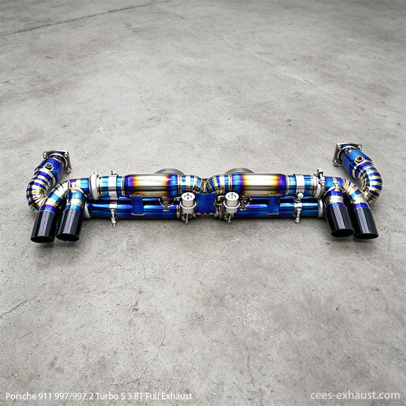 Porsche 911 997/997.2 Turbo S 3.8T Valved Sport Exhaust System（with TIP）