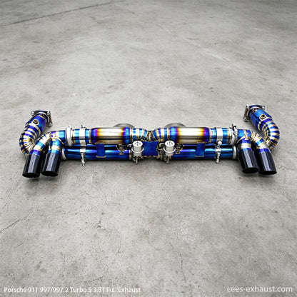 Porsche 911 997/997.2 Turbo S 3.8T Valved Sport Exhaust System（with TIP）