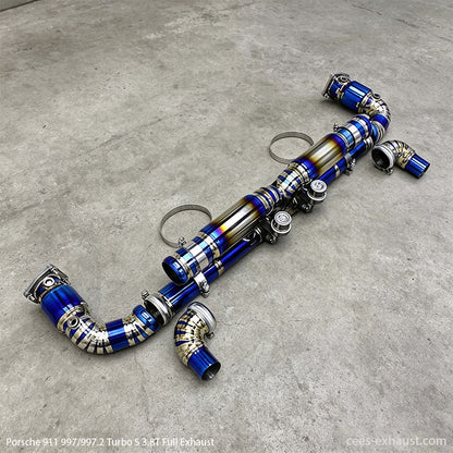 Porsche 911 997/997.2 Turbo S 3.8T Valved Sport Exhaust System