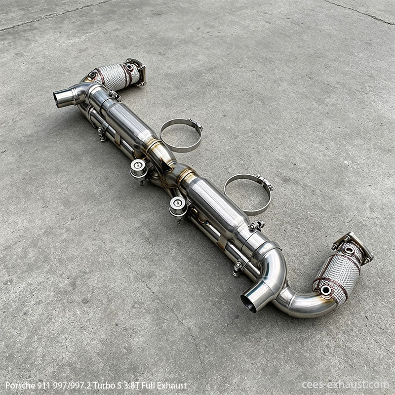 Porsche 911 997/997.2 Turbo S 3.8T Valved Sport Exhaust System