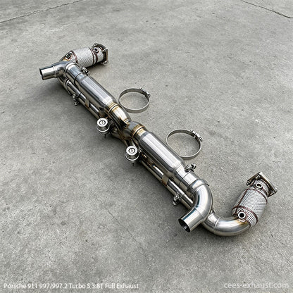 Porsche 911 997/997.2 Turbo S 3.8T Valved Sport Exhaust System