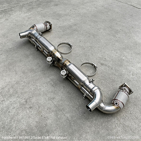 Porsche 911 997/997.2 Turbo S 3.8T Valved Sport Exhaust System