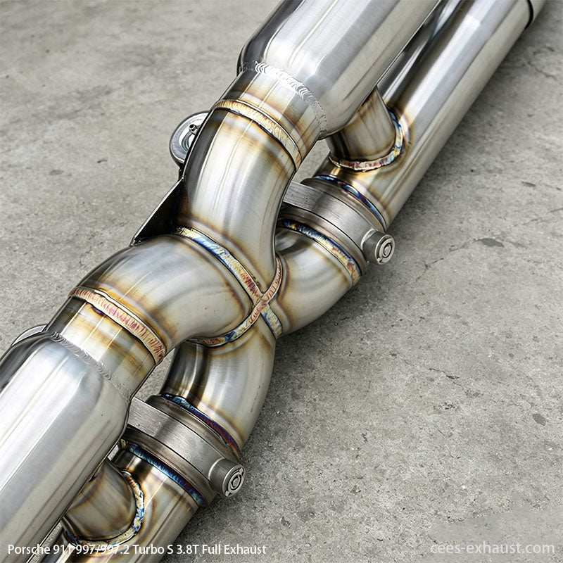 Porsche 911 997/997.2 Turbo S 3.8T Valved Sport Exhaust System