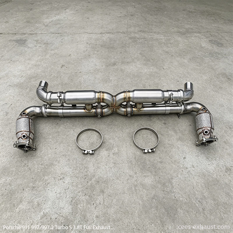 Porsche 911 997/997.2 Turbo S 3.8T Valved Sport Exhaust System