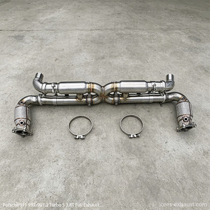 Porsche 911 997/997.2 Turbo S 3.8T Valved Sport Exhaust System