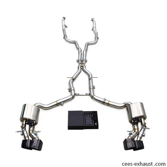 Mercedes-Benz CLS550 V8 4.7L SS304 Valved Sport Exhaust System