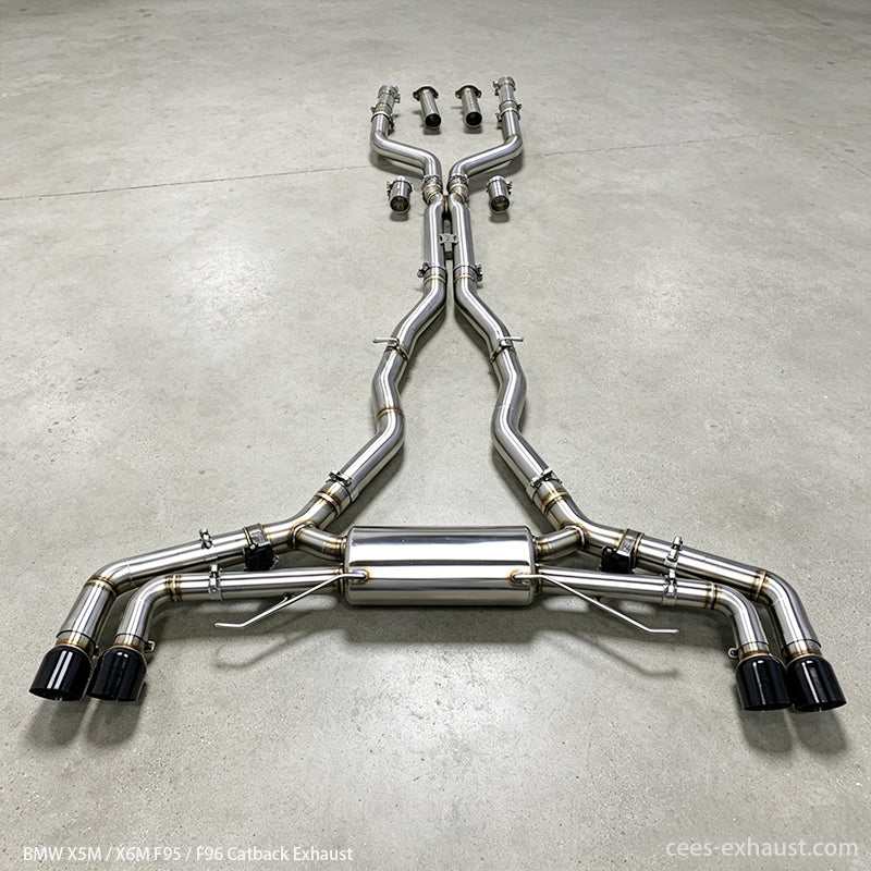 BMW F95 valved muffler