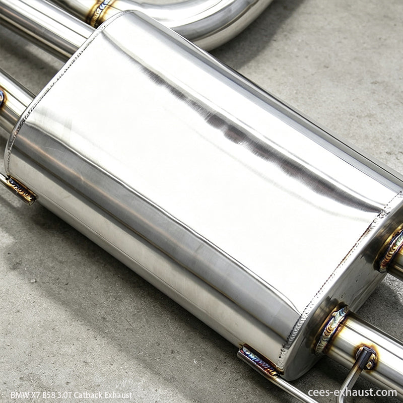 BMW X7 B58 3.0T G07 Valved Sport Exhaust System