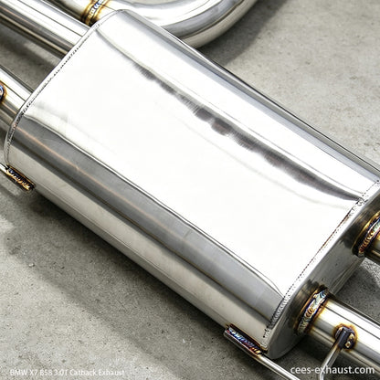 BMW X7 B58 3.0T G07 Valved Sport Exhaust System