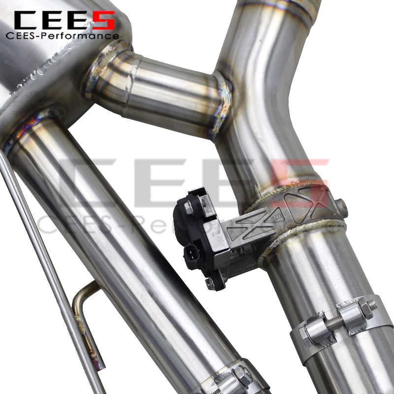BMW F96 exhaust pipes