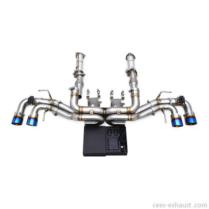CEES Catback Exhaust for Chevrolet CORVETTE C8 2019-2025 SS304 Performance Escape Car Exhaust System Tuning Valve Exhaust Pipe