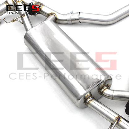 CEES 3.0T Stainless Steel Racing Engine Catback Exhaust System For BMW X5 X6 G05 G06 Valve Exhaust Pipe Muffler Escape