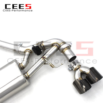 CEES 3.0T Stainless Steel Racing Engine Catback Exhaust System For BMW X5 X6 G05 G06 Valve Exhaust Pipe Muffler Escape