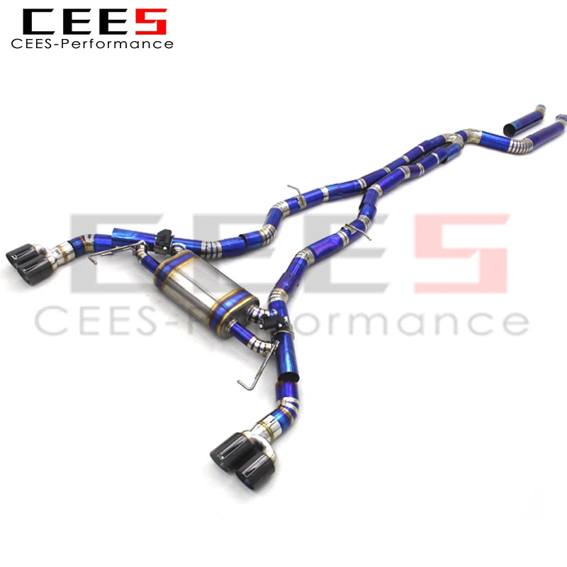 CEES 3.0T Titanium Valvetronic Exhaust System For BMW X3/X4 Tuning Exhaust Pipes Muffler Escape