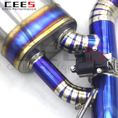 CEES 3.0T Titanium Valvetronic Exhaust System For BMW X3/X4 Tuning Exhaust Pipes Muffler Escape