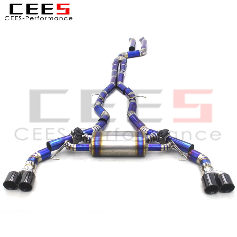 CEES 3.0T Titanium Valvetronic Exhaust System For BMW X3/X4 Tuning Exhaust Pipes Muffler Escape