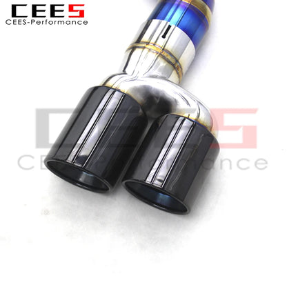 CEES 3.0T Titanium Valvetronic Exhaust System For BMW X3/X4 Tuning Exhaust Pipes Muffler Escape