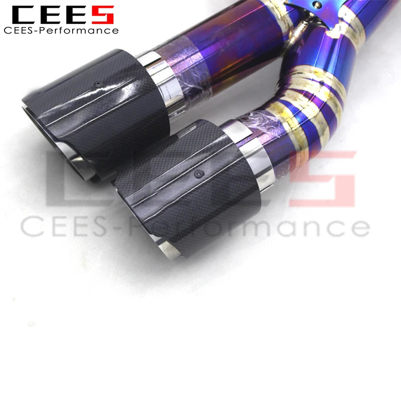 CEES 3.0t Titanium F97 F98 Full Exhaust For BMW X3M/X4M Tuning Exhaust System with High Flow Downpipe