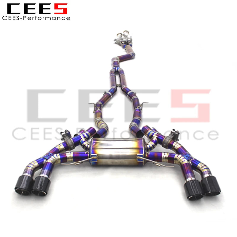 CEES 3.0t Titanium F97 F98 Full Exhaust For BMW X3M/X4M Tuning Exhaust System with High Flow Downpipe