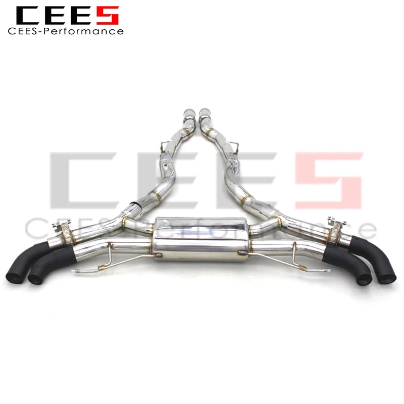 CEES Axle Exhaust Escape For BMW X5 G05 4.4T 2019-2023 Racing Exhaust Pipe Muffler 304 Stainless Steel Exhaust System