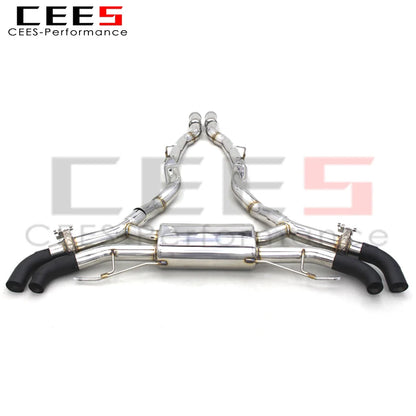 CEES Axle Exhaust Escape For BMW X5 G05 4.4T 2019-2023 Racing Exhaust Pipe Muffler 304 Stainless Steel Exhaust System