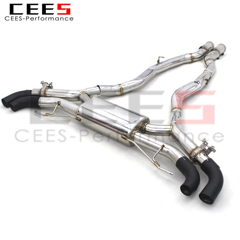 CEES Axle Exhaust Escape For BMW X5 G05 4.4T 2019-2023 Racing Exhaust Pipe Muffler 304 Stainless Steel Exhaust System