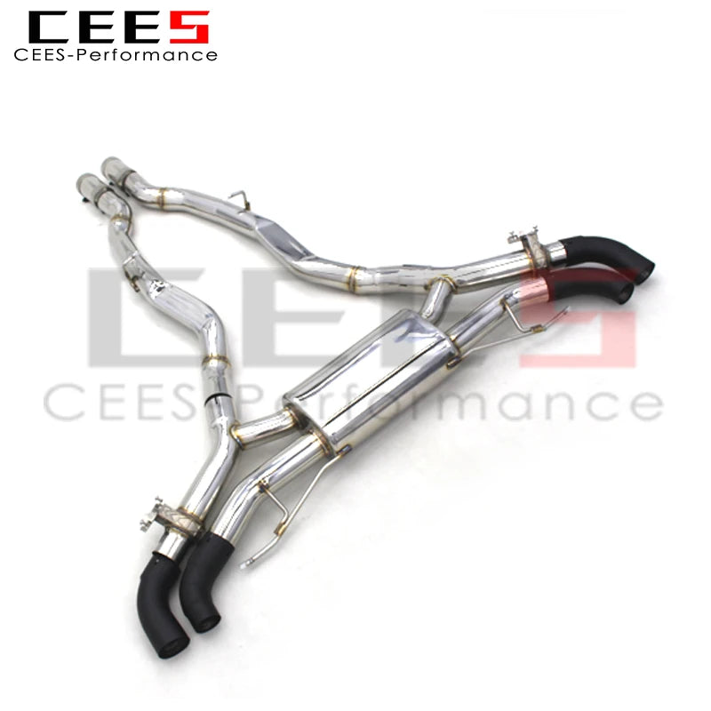 CEES Axle Exhaust Escape For BMW X5 G05 4.4T 2019-2023 Racing Exhaust Pipe Muffler 304 Stainless Steel Exhaust System