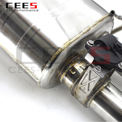 CEES Axle Exhaust For BMW E92 4.0L 2008-2013 Stainless Steel304 Exhaust control valve Exhaust System