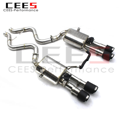 CEES Axle Exhaust For BMW E92 4.0L 2008-2013 Stainless Steel304 Exhaust control valve Exhaust System