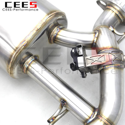 CEES Axle Exhaust Pipe For  DB9 V12 6.0L 2012-2016 Stainless Steel Valvetronic Exhaust Muffler