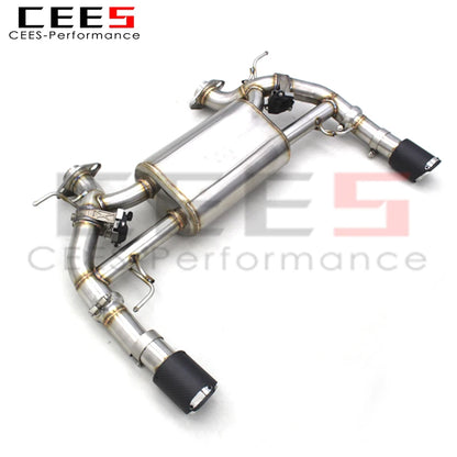 CEES Axle Exhaust Pipe For  DB9 V12 6.0L 2012-2016 Stainless Steel Valvetronic Exhaust Muffler