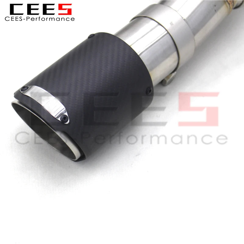 CEES Axle Exhaust Pipe For  DB9 V12 6.0L 2012-2016 Stainless Steel Valvetronic Exhaust Muffler