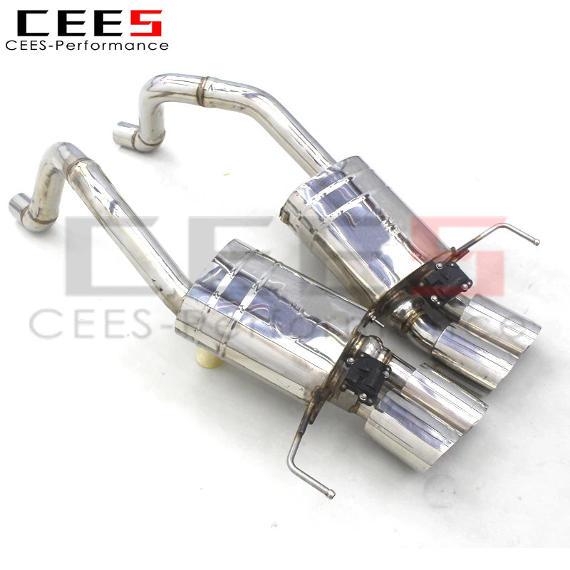 CEES Axle Exhaust Stainless Steel Performance Valvetronic Exhaust Pipe Muffler For Chevrolet Corvette C7 6.2L 2014-2019